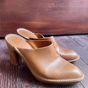 Donald J. Pliner Women's Brown Leather Mules
